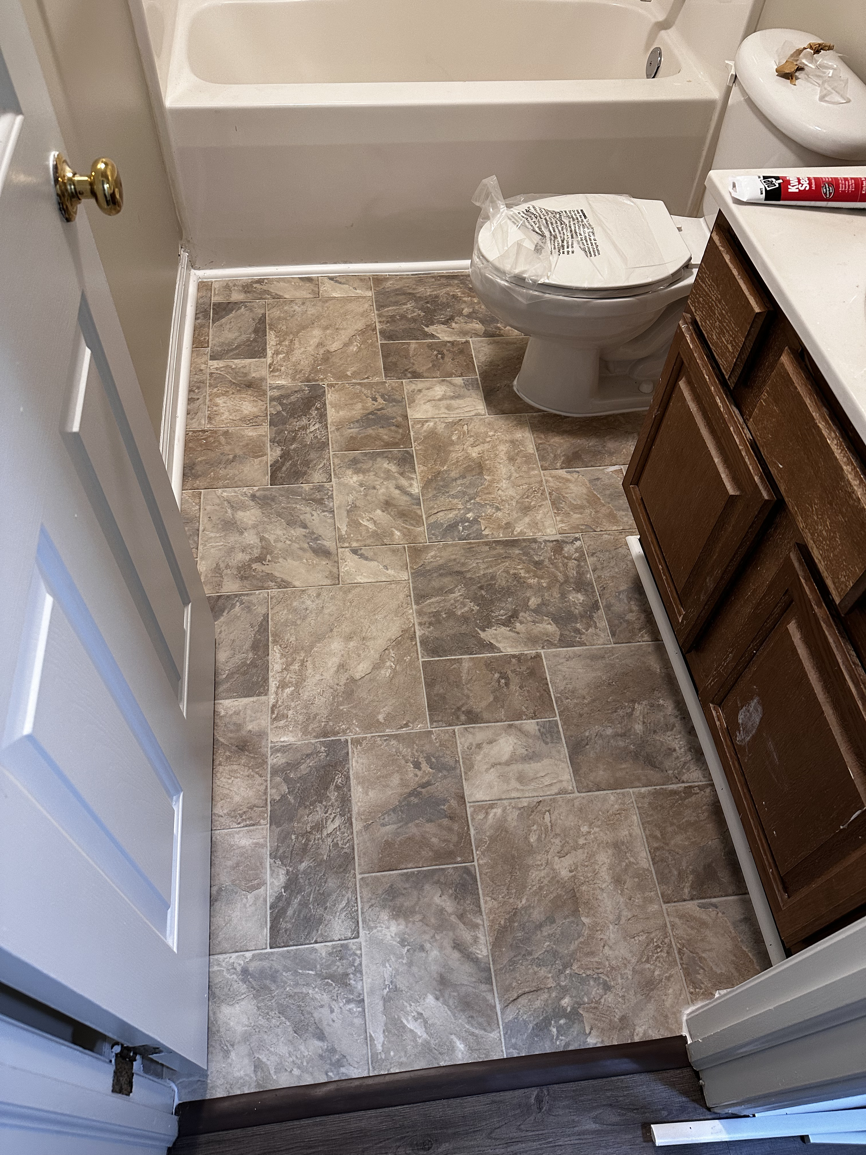 Toilet Floor - After